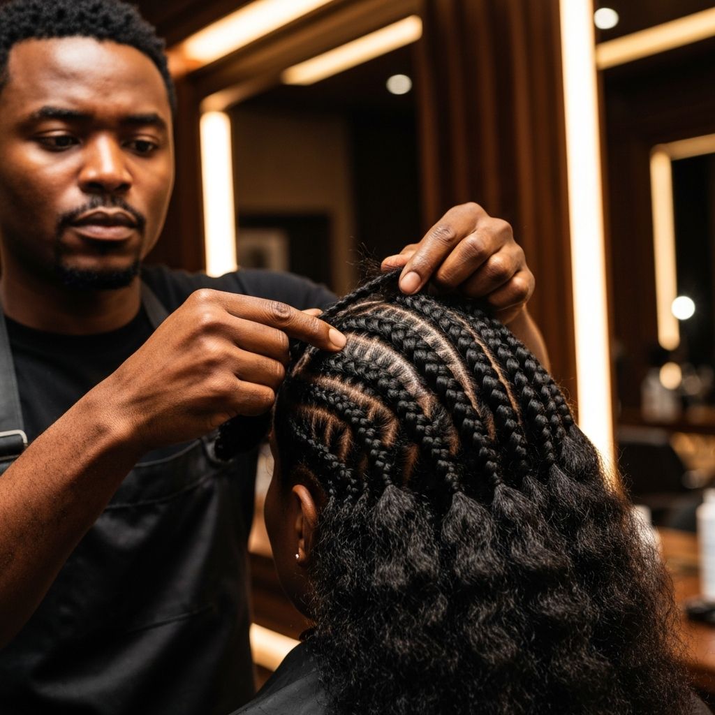 Box braids protective style